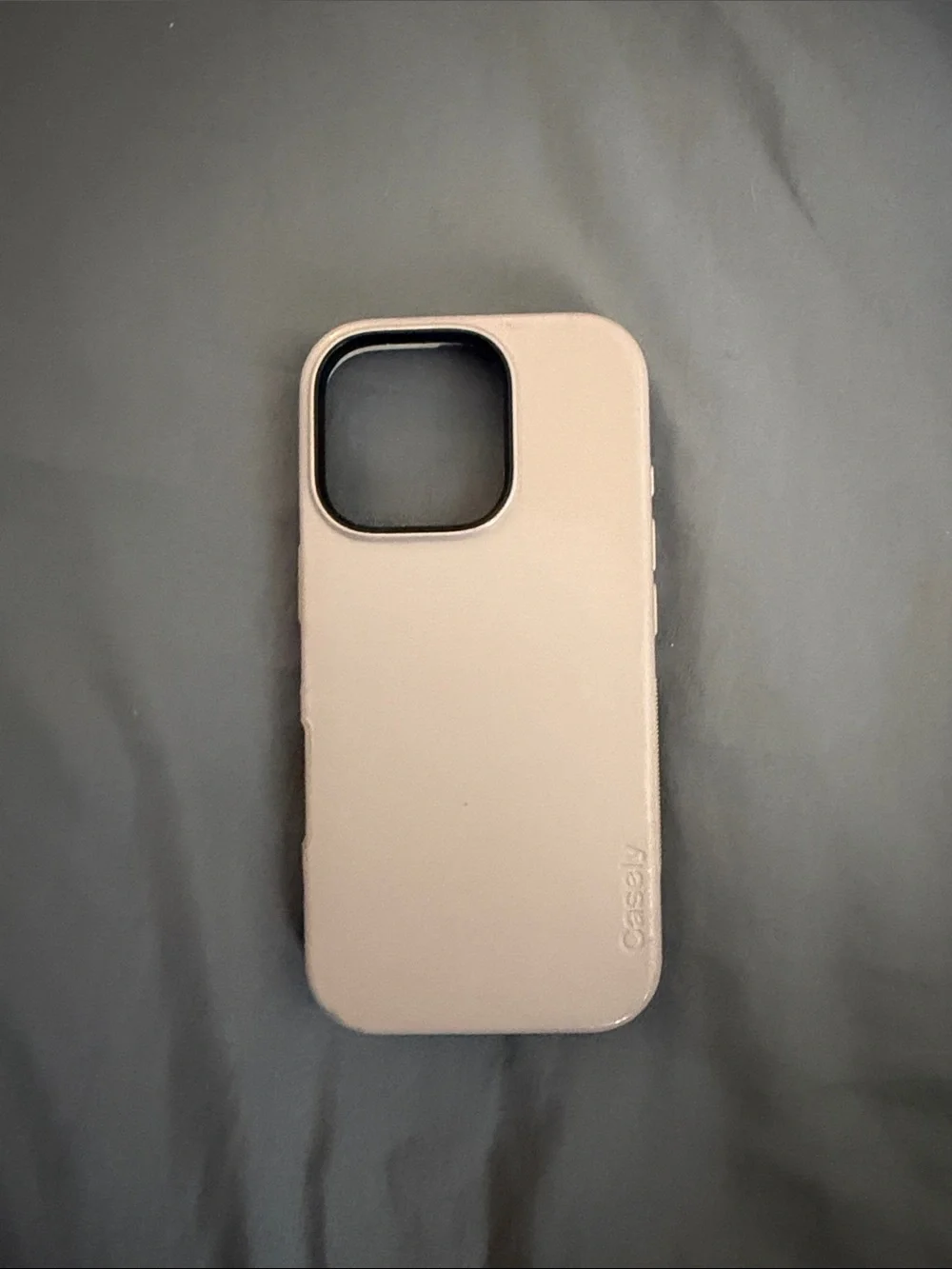 Tan hard casely iPhone 16 pro case